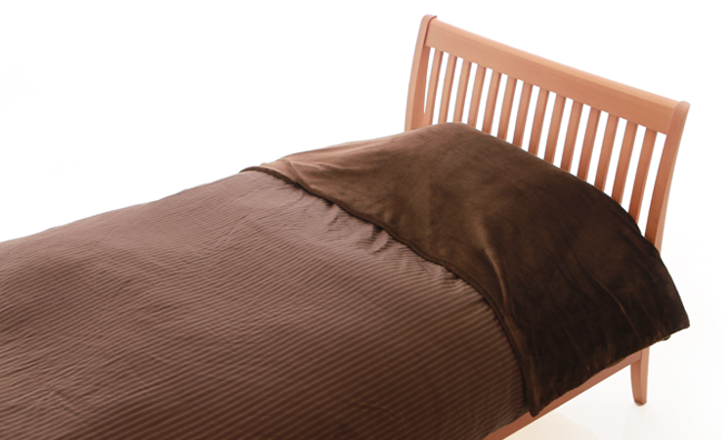 布団カバーーに大きな肩掛けがつきました